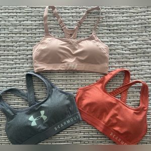 NWOT Under Armour Sports Bras - Set of 3